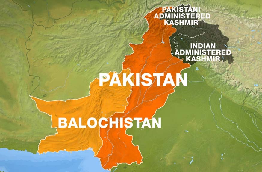 Pakistan Map Balochistan 